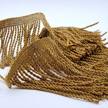 Fine Metallic Gold Bullion Fringe 5503