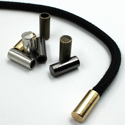 Metal Drawstring Cord End Caps - 6mm x 2pcs - 5599