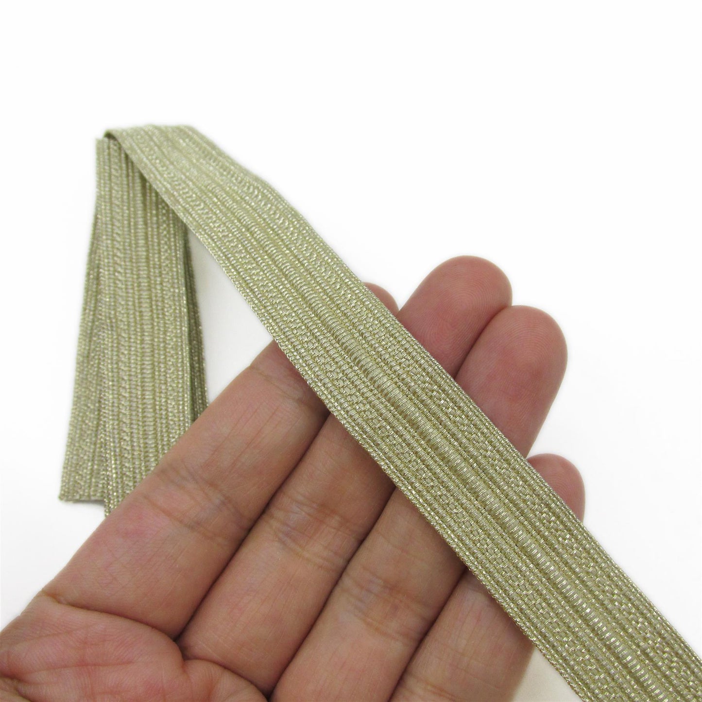 Metallic Woven Braid - by the metre - 7965