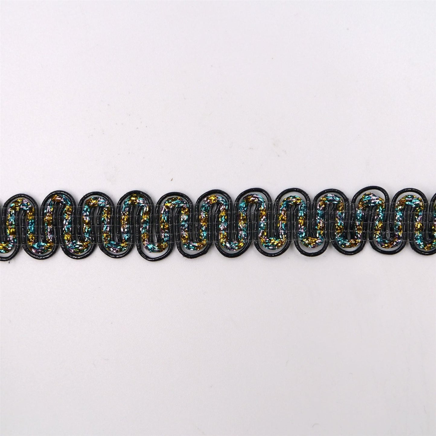 Metallic Wiggle Braid 15mm 7223