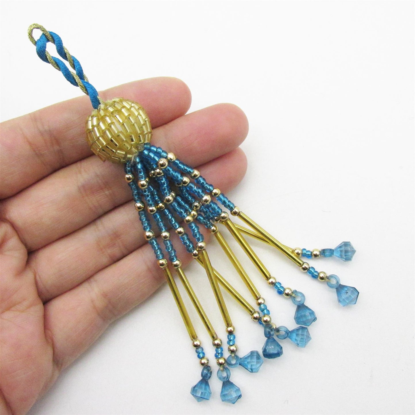 Beaded Tassel 10cm 9562