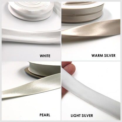 Satin Folded Bias Binding 19mm x 25m - 6304