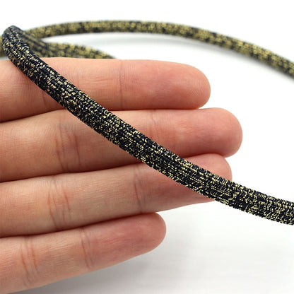 Elasticated Metallic Cord 7mm 7204