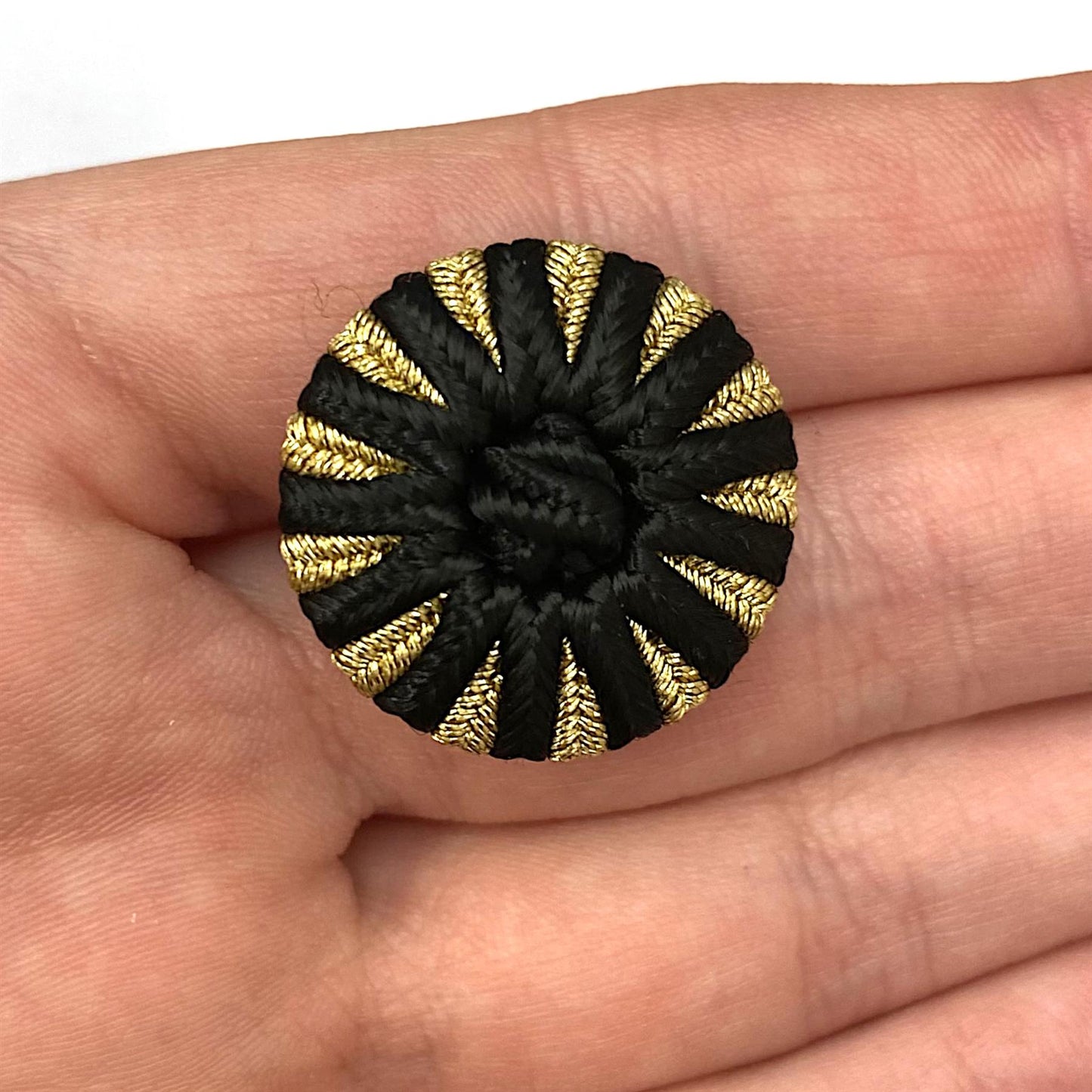 Passementerie Button with Centre Knot - 4357