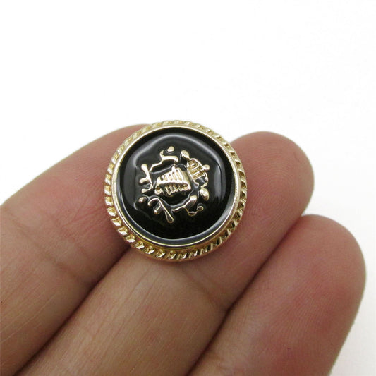Enamel Shield Button - 6565