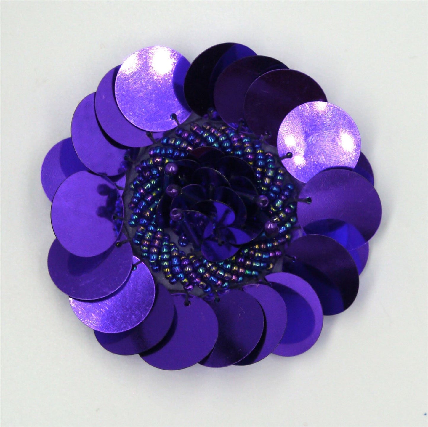Flower Sequin Motif Large  - 75mm - 7472
