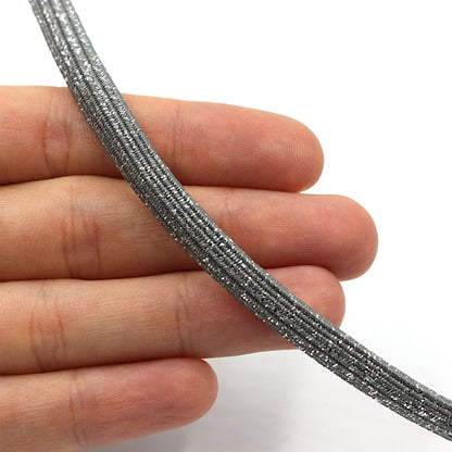 Elasticated Metallic Cord 7mm 7204