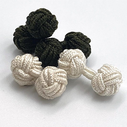 Chinese Knot Cufflinks 8mm Pair - 4378