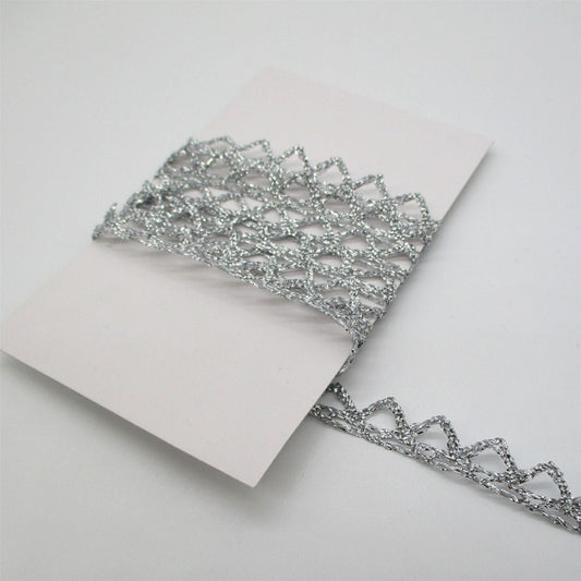 Open Metallic Lace 10mm 6332