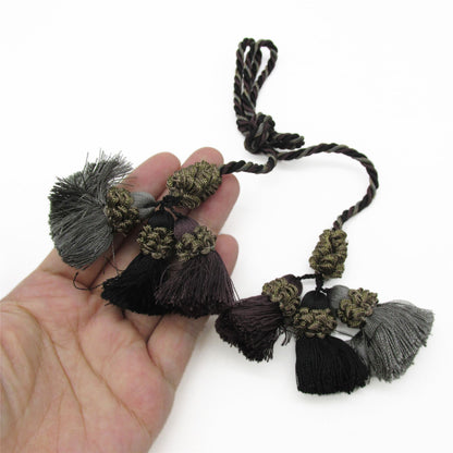 Cord with Triple Tassel at Each End - 72cm - 9679