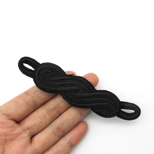 Swirl Motif Black 11cm 9929