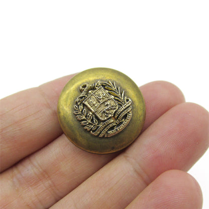Acrylic Button with Shield - 4392
