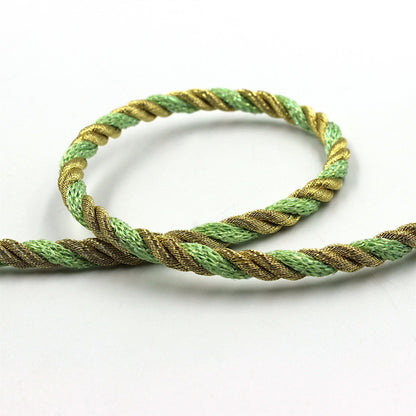 Dual Colour Twisted Metallic Cord - 5mm - by the metre - 9083