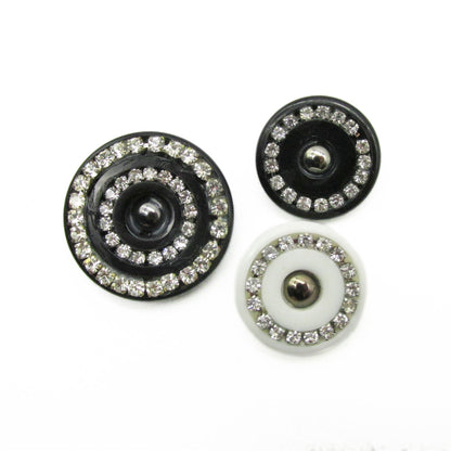 Button with Diamante Ring Detailing - 5288
