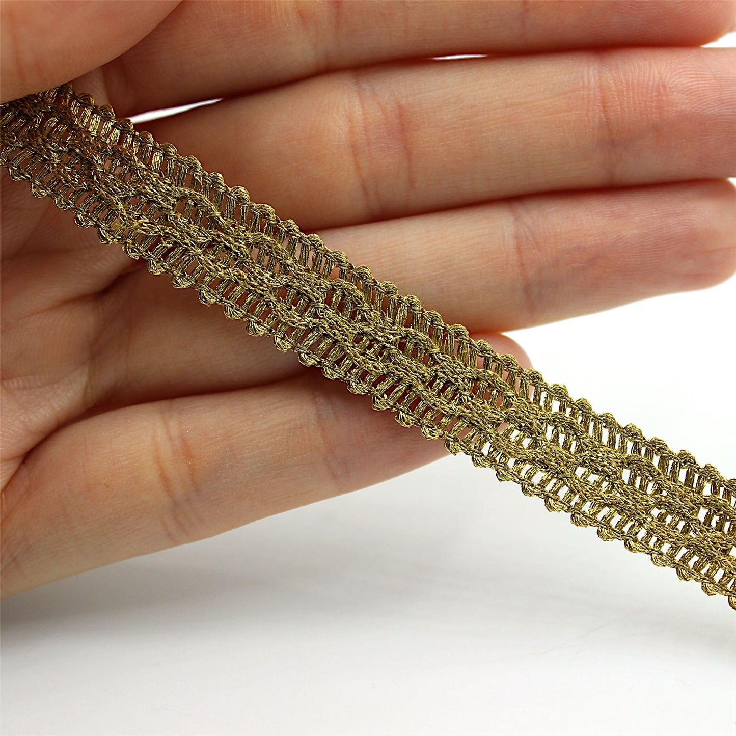 Textured Metallic Braid 6344