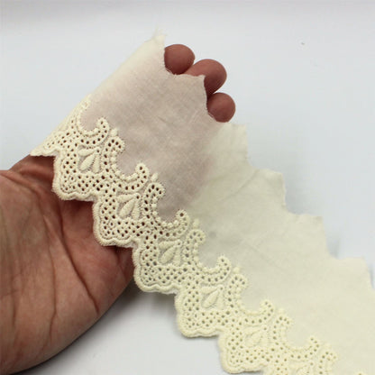 Scalloped Edge Broderie Anglaise 65mm 6148