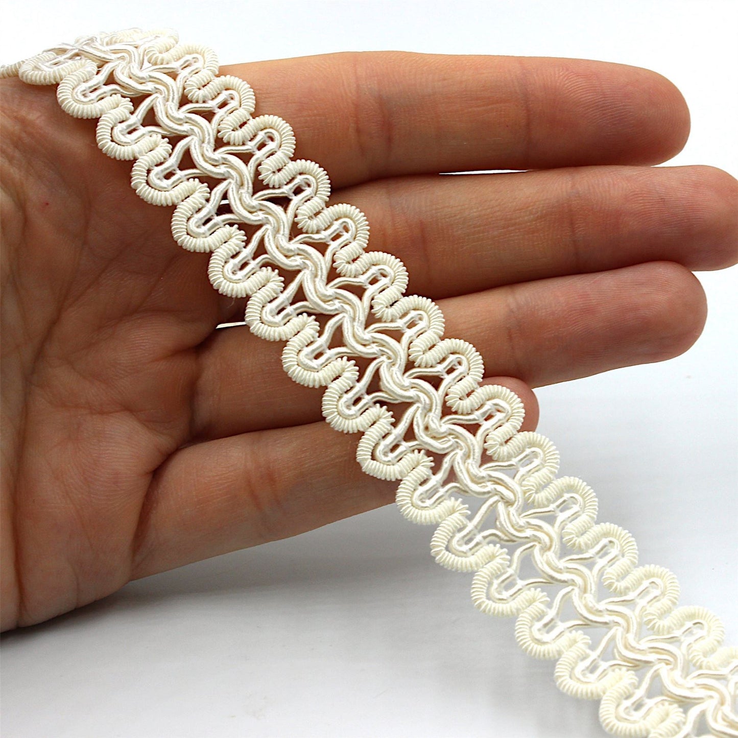 Edged Gimp Braid 20mm Scallop 5002