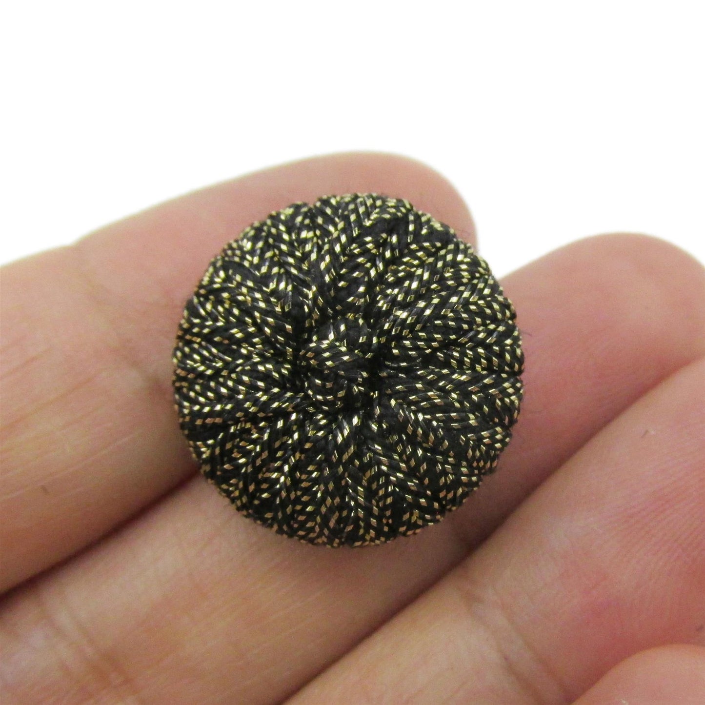 Metallic Corded Button - 4356