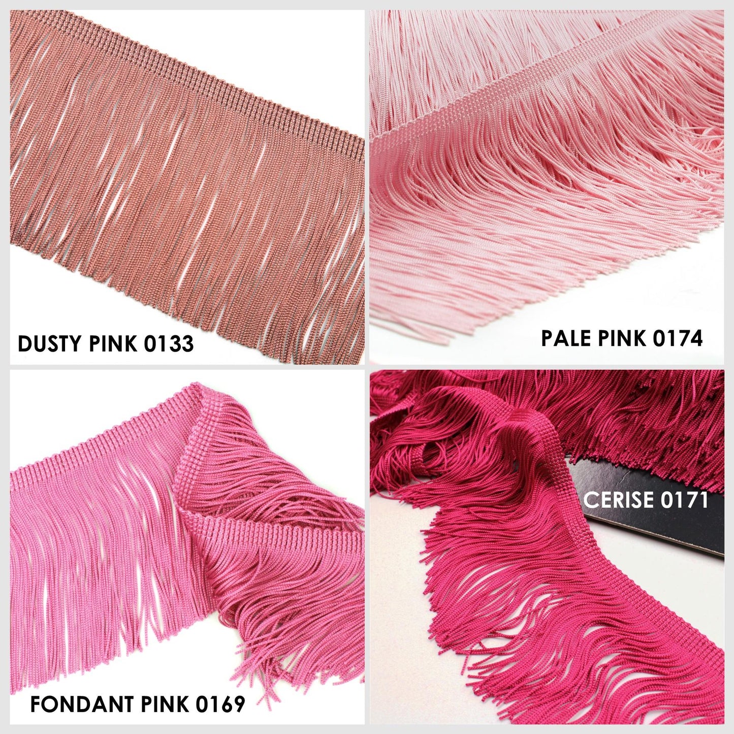 Chainette Cut Fringe Acetate x 1m - 9540-10cm