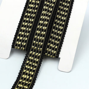 Metallic Weave Design Braid 20mm 8726