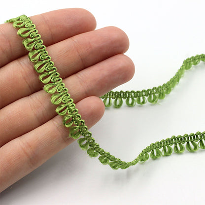 Tiny Braid With Looped Edge 7mm 8141