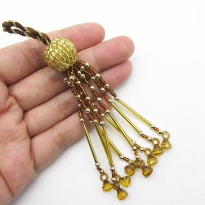 Beaded Tassel 10cm 9562