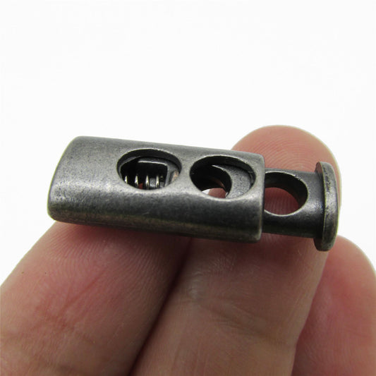 Metal Cord End Stopper - Pewter - 25mm - 7103