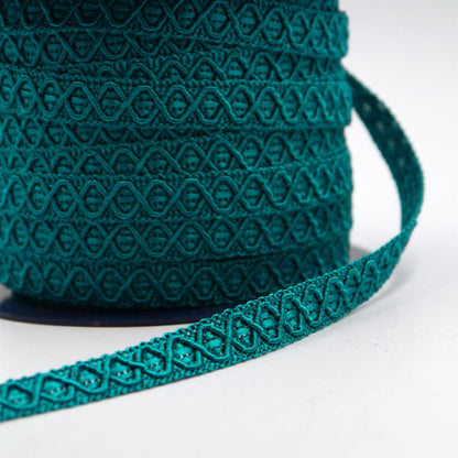 Gimp Braid with Criss Cross Design - 12mm - by the metre - 7980