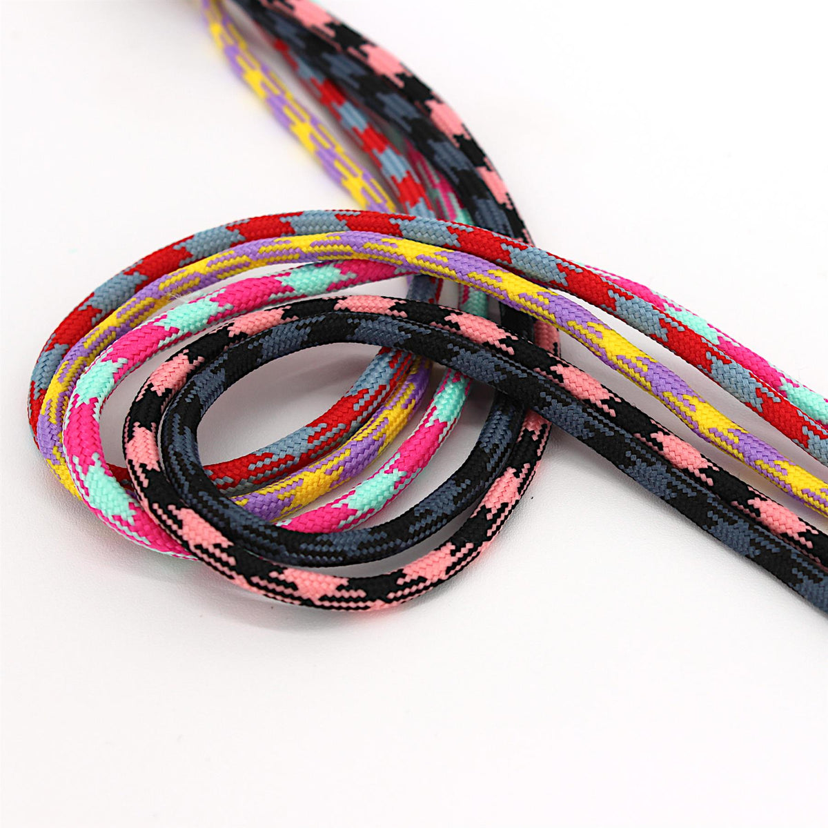 Multi-Colour Dogtooth Woven Lacing Cord - 4.5mm x 5 metres - 5613