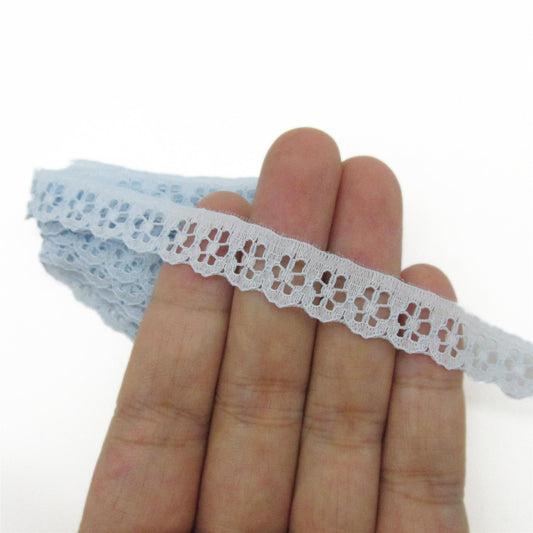 Narrow Lace - Light Blue - 10mm - by the metre - 5270