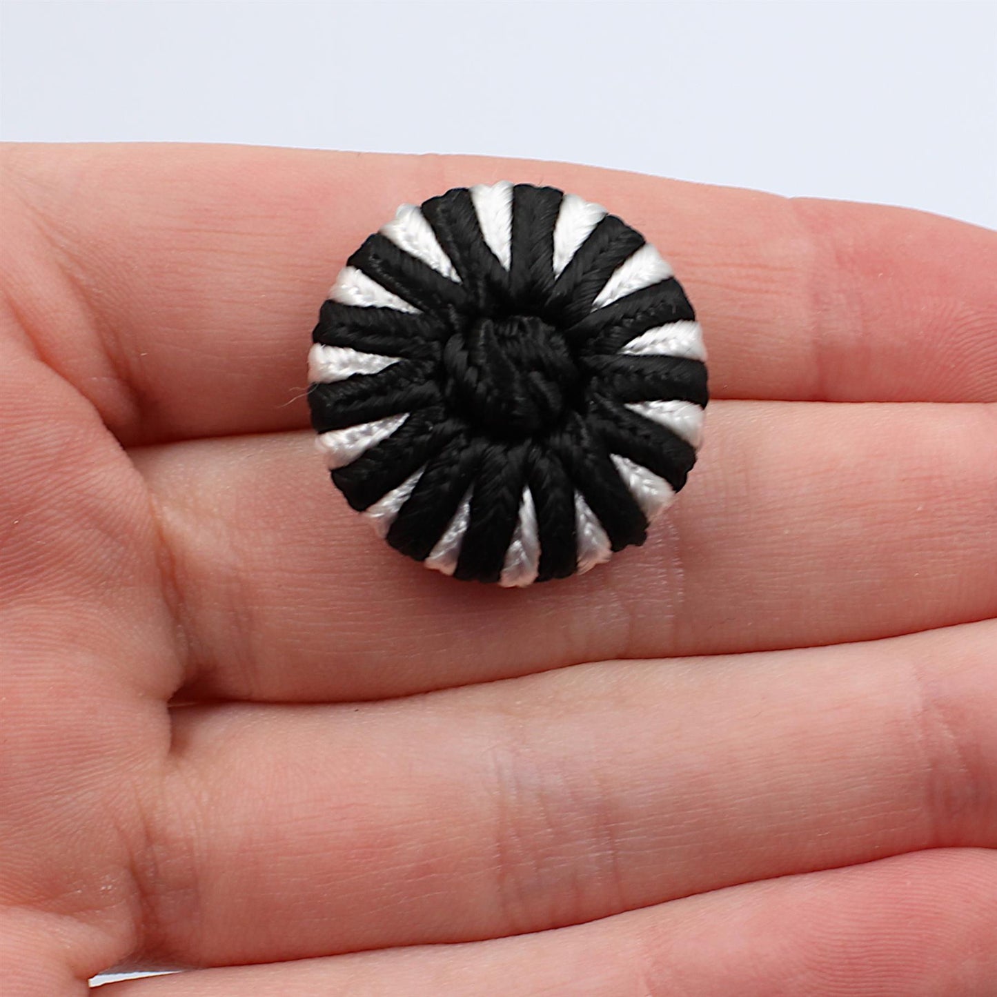 Passementerie Button with Centre Knot - 4357