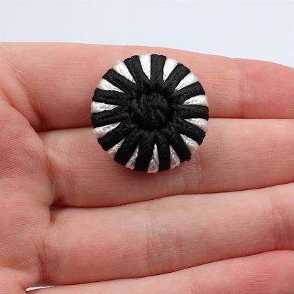 Passementerie Button with Centre Knot - 4357