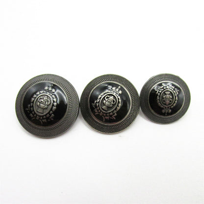 Metallic Button With Emblem 6313