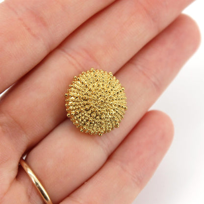 Sea Urchin Decorative Metal Shank Button - 28L (18mm) - 5611