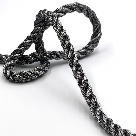 Metallic Soft Twisted Cord - 7mm - by the metre - 6361