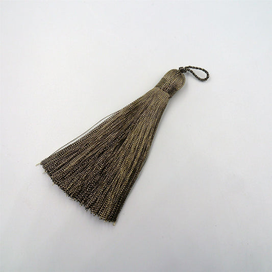 Metallic Tassel Old Gold11cm 9223