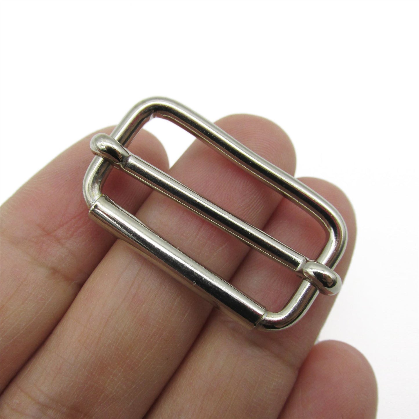 Metal Slider Buckle - Silver - 30mm - 5268