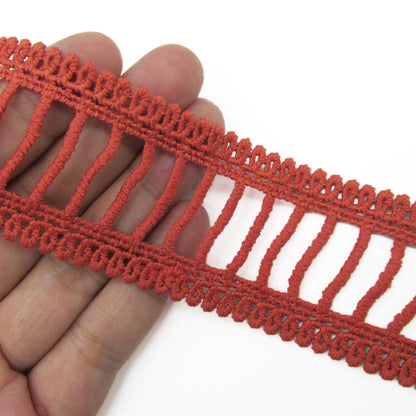 Looped Edge Ladder Lace 40mm 7424