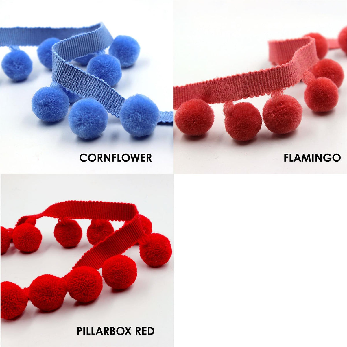 Pom-Pom Fringe Braid - 45mm - by the metre - 5521
