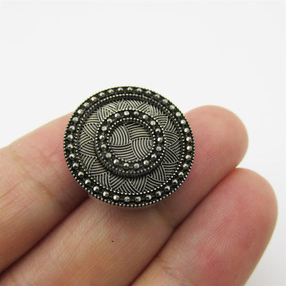 Geometric Sparkle ABS Button 4409