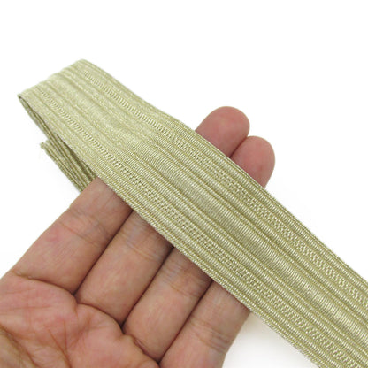 Metallic Woven Braid - by the metre - 7965