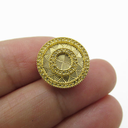Geometric Sparkle ABS Button 4409