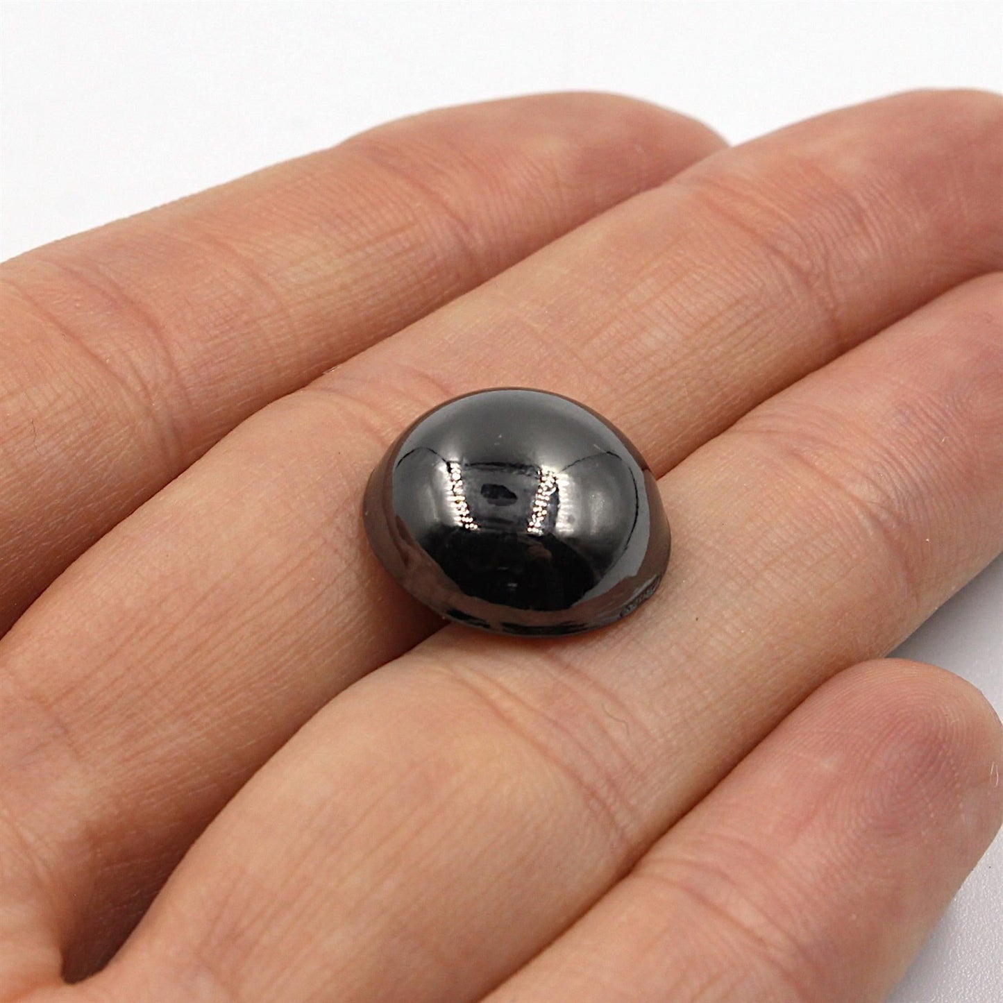 Metal Plain Dome Button 7626