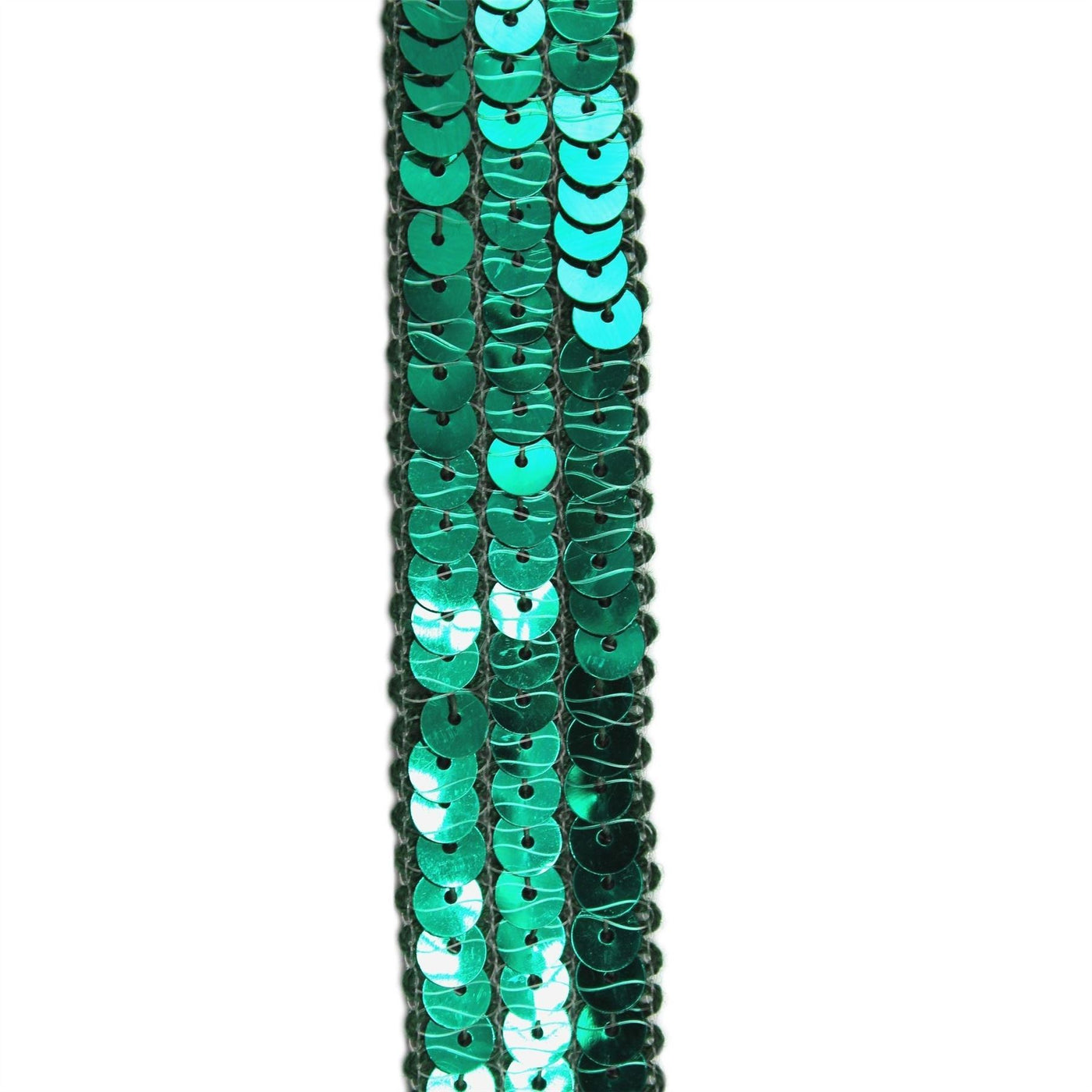 Green Sequin Metallic Braid Trim