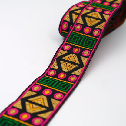 Aztec Inspired Patterned Braid 35mm 9855