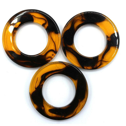 Tortoiseshell Ring 40mm - 7867