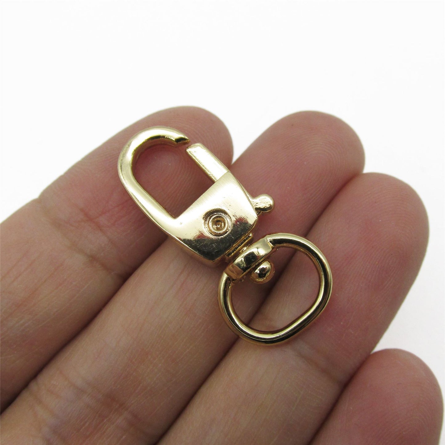 Small Lobster Swirl Clasp 28mm x 10mm - 5344