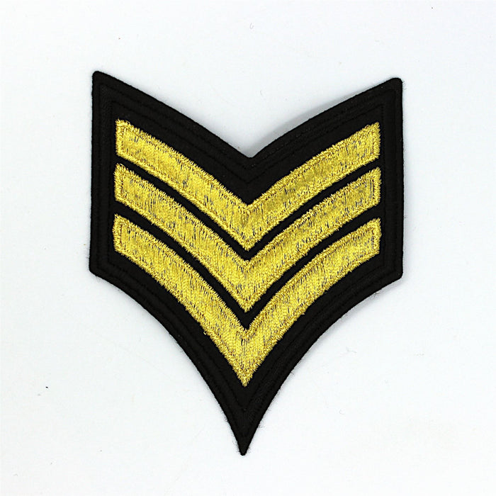 Sergeant 3 Stripes Badge Motif STRIPE 8954