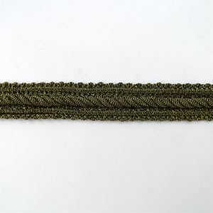 Braid With Metallic Cord Centre 17mm 7916