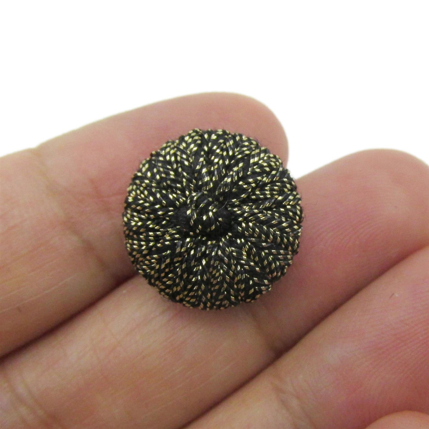 Metallic Corded Button - 4356